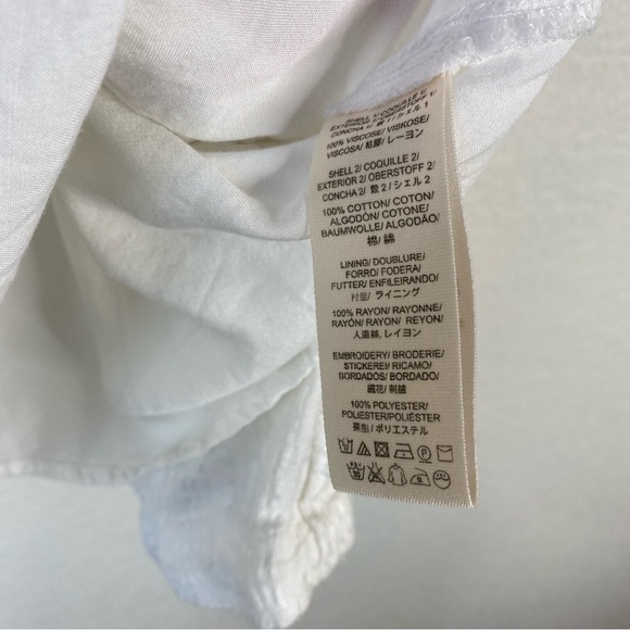 Free People White Birds of a Feather Embroidered Mini Dress - Picture 8 of 11